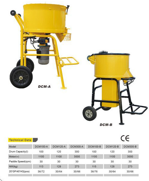 Portable Electric Construction Mini Concrete Mixer