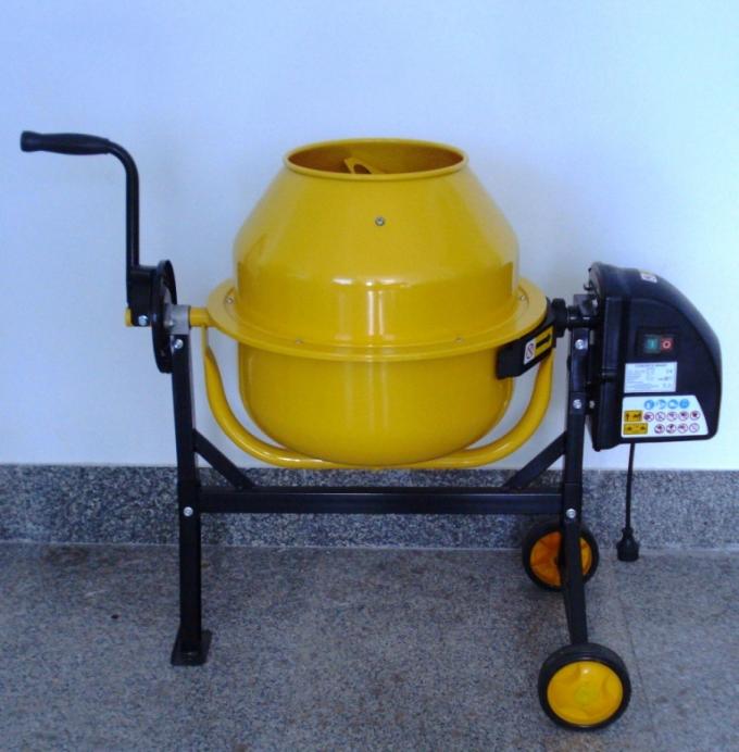 เครื่องผสมคอนกรีตไฟฟ้า 260L เครื่องผสมคอนกรีตอาคารแบบแห้งหรือเปียก 0