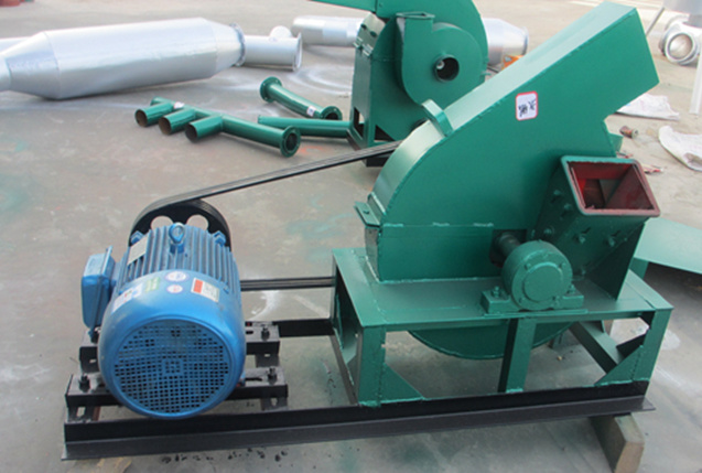 เครื่องหั่นย่อยกิ่งไม้ 5.5HP เครื่องย่อยกิ่งไม้ Chipper 0