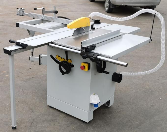 เลื่อยโต๊ะไฟฟ้า 240V เลื่อยโต๊ะเลื่อนแบบหล่อลื่นอัตโนมัติ 250 มม 0