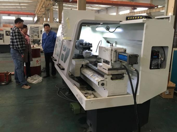 High Precision Horziontal ซีเอ็นซี Metal Lathe/ซีเอ็นซี Lathe Equipment