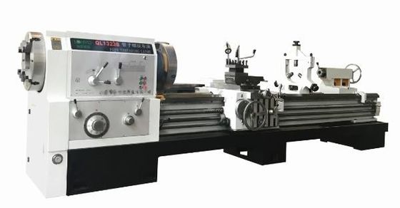 QL1320 เครื่องกลึงซีเอ็นซีแนวนอนความหยาบผิวท่อโลหะเครื่องเกลียว