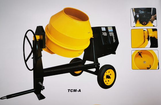 CE เครื่องผสมคอนกรีตไฟฟ้า 7.5HP ขนาดกลางสำหรับงานก่อสร้าง