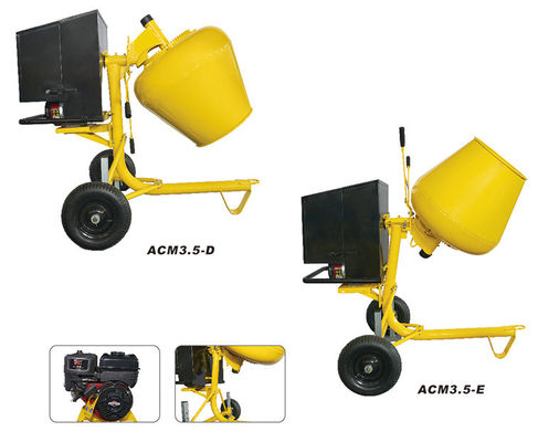 CE Certification 150l Cement Mixer Orange Electric Cement Mixer