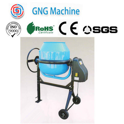 เครื่องผสมคอนกรีตอาคารสีเหลือง ISO9001 เครื่องผสมคอนกรีตขนาดเล็ก
