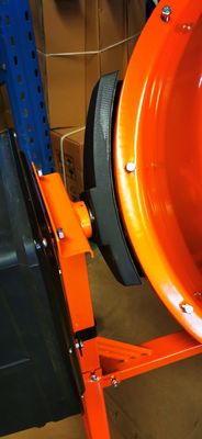 เครื่องผสมคอนกรีตอาคารสีเหลือง ISO9001 เครื่องผสมคอนกรีตขนาดเล็ก