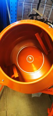 เครื่องผสมคอนกรีตอาคารสีเหลือง ISO9001 เครื่องผสมคอนกรีตขนาดเล็ก