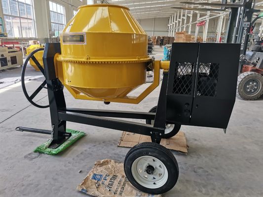 เครื่องผสมคอนกรีตซีเมนต์ก่อสร้างแบบเปียก 6.5HP กึ่งแห้ง