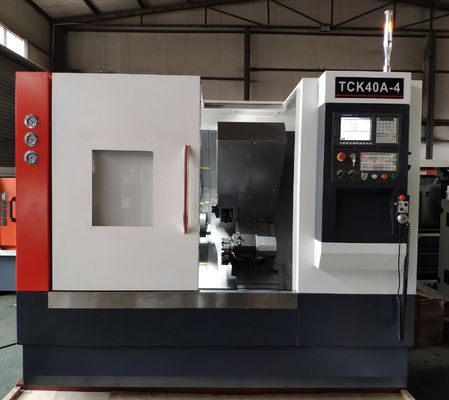 เครื่องกลึงโลหะซีเอ็นซี ISO 9001 เครื่องกลึงกัดแม่นยำอัตโนมัติ