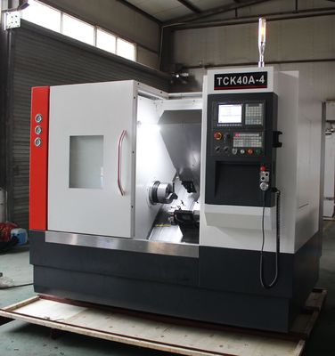 เครื่องกลึงโลหะซีเอ็นซี ISO 9001 เครื่องกลึงกัดแม่นยำอัตโนมัติ
