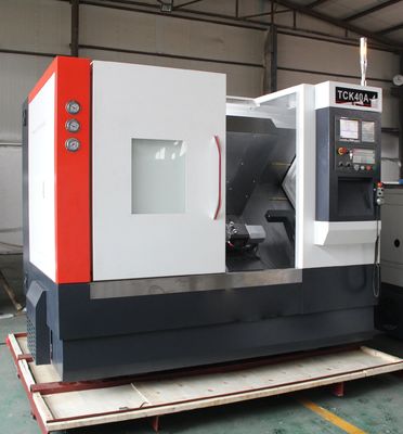 เครื่องกลึงโลหะซีเอ็นซี ISO 9001 เครื่องกลึงกัดแม่นยำอัตโนมัติ
