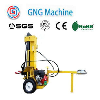 ขับเคลื่อนด้วยน้ำมันเบนซิน 40ton Log Splitter 13HP Branch Chipper Shredder