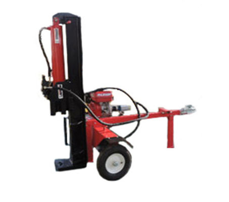 เครื่องแยกท่อนซุงแนวตั้งพลังงานดีเซลให้อาหารป่า 45 Ton Wood Splitter