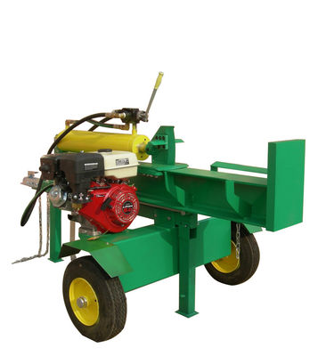เครื่องแยกท่อนซุงแนวตั้งพลังงานดีเซลให้อาหารป่า 45 Ton Wood Splitter