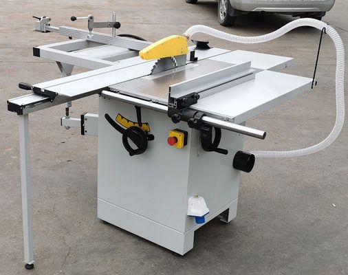 เลื่อยโต๊ะไฟฟ้า 240V เลื่อยโต๊ะเลื่อนแบบหล่อลื่นอัตโนมัติ 250 มม