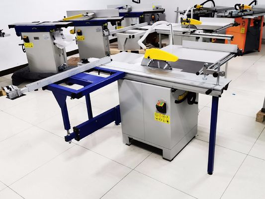 เครื่องกดไม้ 1500W เลื่อยโต๊ะงานไม้กึ่งอัตโนมัติ