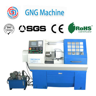 คู่มือ / ไฮดรอลิก ปราสาท CNC โลหะ Lathe กับ 400/1000mm X / Z Axis การเดินทาง